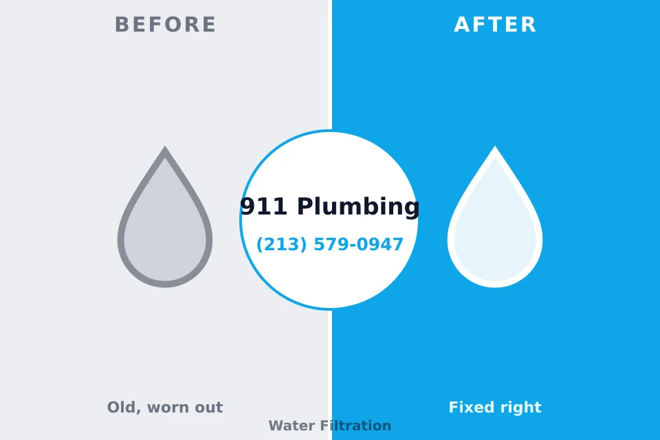 Before and after: plumbing company St. James, NC